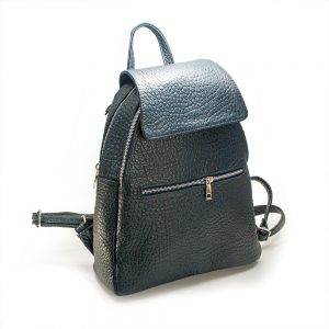 rucsac piele bleumarin