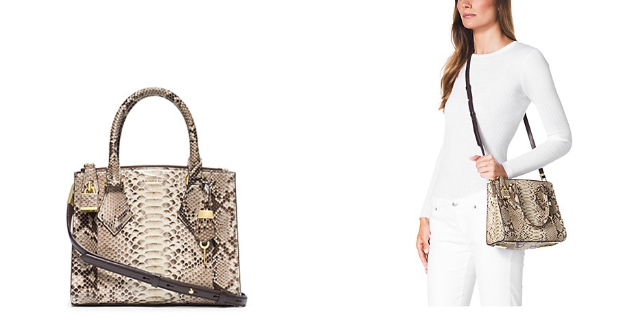 Geanta Michael Kors Casey Python, la 2495 de dolari