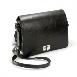Geanta dama crossbody, cu incretituri, Donna