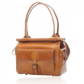 Geanta de dama maro din piele, Art