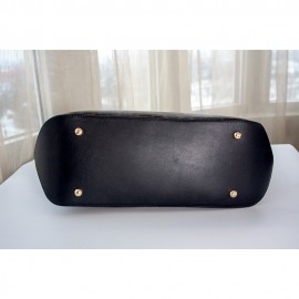 Geanta de umar mare, din piele maro, animal print, Miri