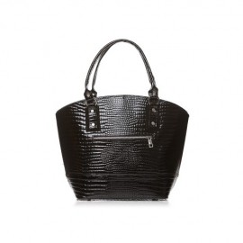 Geanta neagra croco