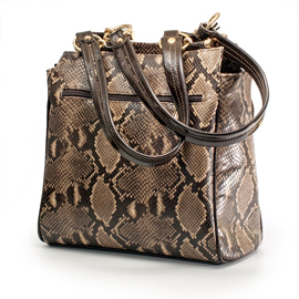 Geanta de dama animal print model sarpe