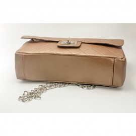 Poseta de umar, din piele bronz, Erna