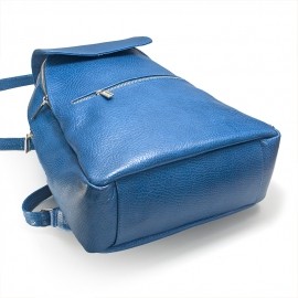 Rucsac din piele bleu, Mozaic