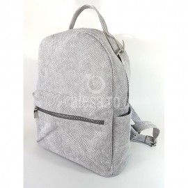 Rucsac de dama din piele cu textura textila, deosebit de elegant, Times