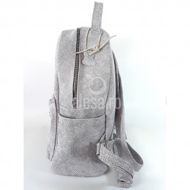 Rucsac de dama din piele cu textura textila, deosebit de elegant, Times