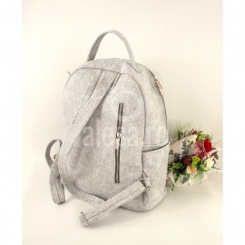 Rucsac de dama din piele cu textura textila, deosebit de elegant, Times