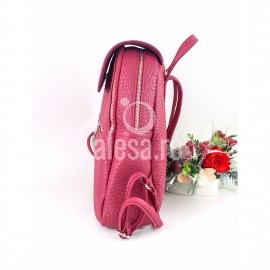 Rucsac de dama din piele roz, Mozaic